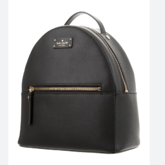 ❣️SOLD❣️N0 76• Kate Spade Backpack Sammi Grove Street Leather Black - Picture 5 of 7